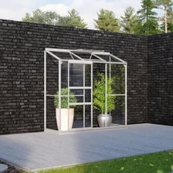 Växthus Ida 1300 Alu Glas Sockel 1,3 m² Vitavia