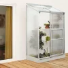 Växthus Ida 900 Alu Poly 0,9 m² Vitavia