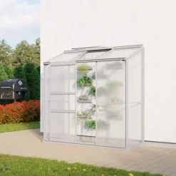 Växthus Ida 1300 Alu Poly 1,3 m² Vitavia