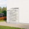 Växthus Ida 900 Alu Poly Sockel 0,9 m² Vitavia