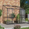 Växthus Ida 3300 Svart Poly 3,3 m² Vitavia