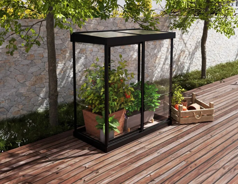 Växthus Ivy 133 x 63 cm Svart Canopia by Palram