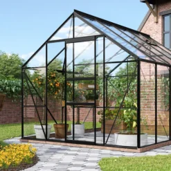 Växthus Merkur 8300 Svart Glas 8,3 m² Vitavia