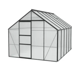 Växthus Merkur 9900 Svart Poly 9,9 m² Vitavia
