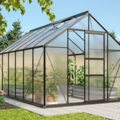 Växthus Merkur 9900 Svart Poly 9,9 m² Vitavia