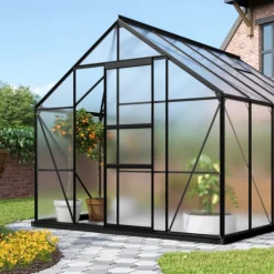 Växthus Merkur 8300 Svart Poly 8,3 m² Vitavia