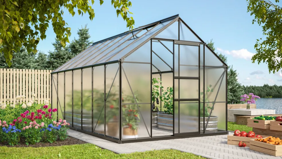 Växthus Merkur 11500 Svart Poly 11,5 m² Vitavia