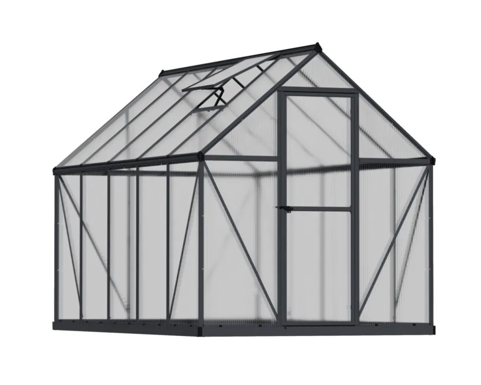 Växthus Mythos 5,7 m² Mörkgrå Canopia by Palram