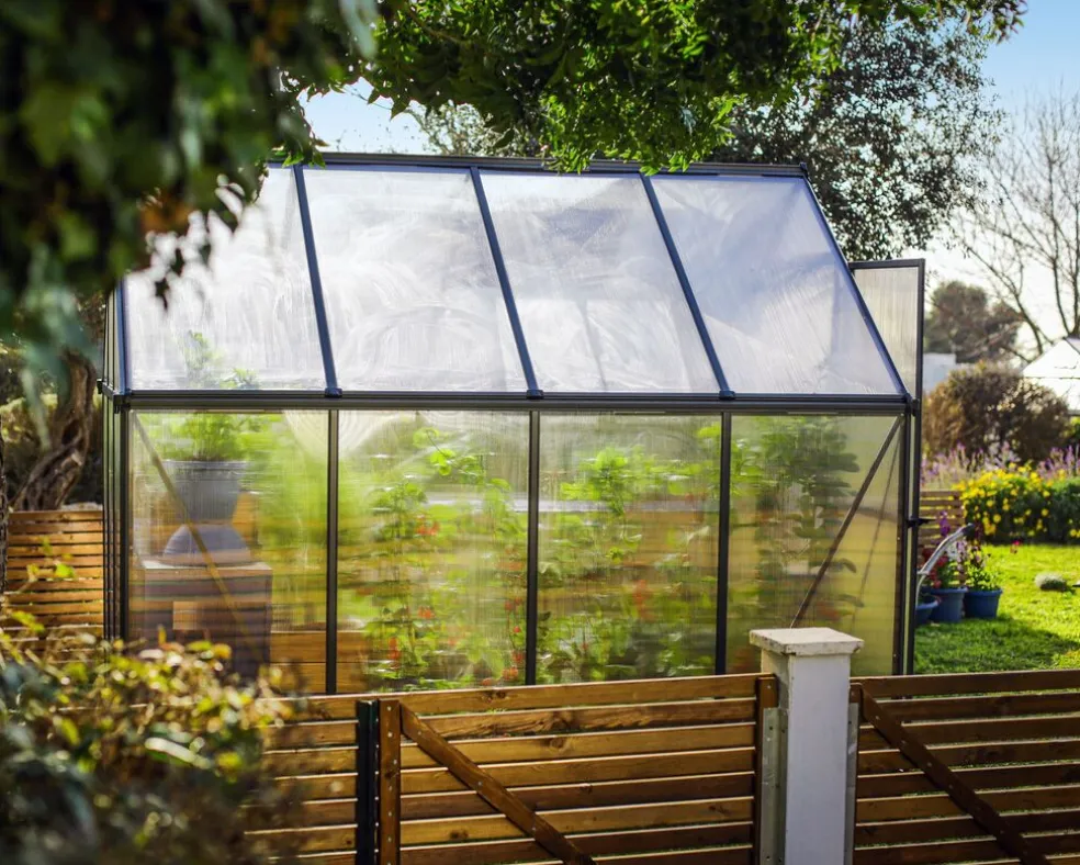 Växthus Mythos 4,6 m² Mörkgrå Canopia by Palram