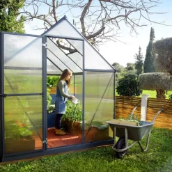 Växthus Mythos 4,6 m² Mörkgrå Canopia by Palram