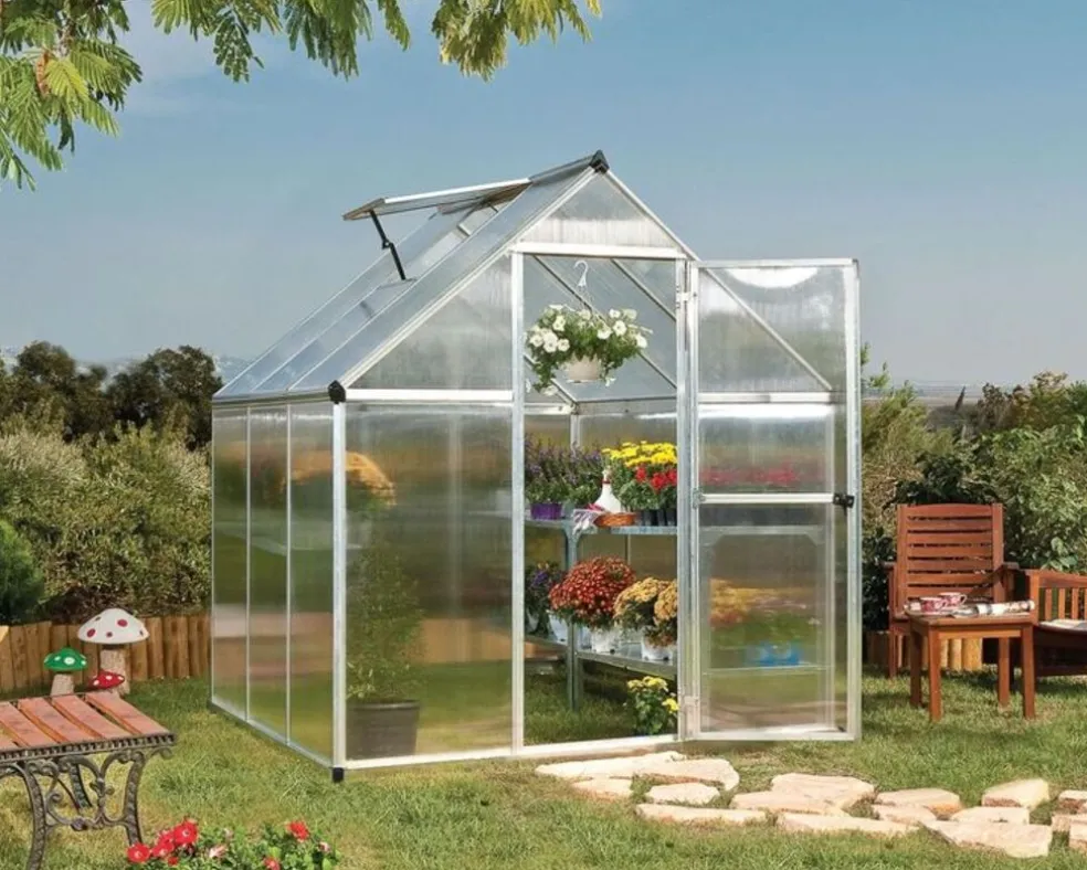 Växthus Mythos 3,4 m² Silver Canopia by Palram