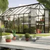Växthus Phoenix 11500 Svart Glas Sockel 11,5 m² Vitavia