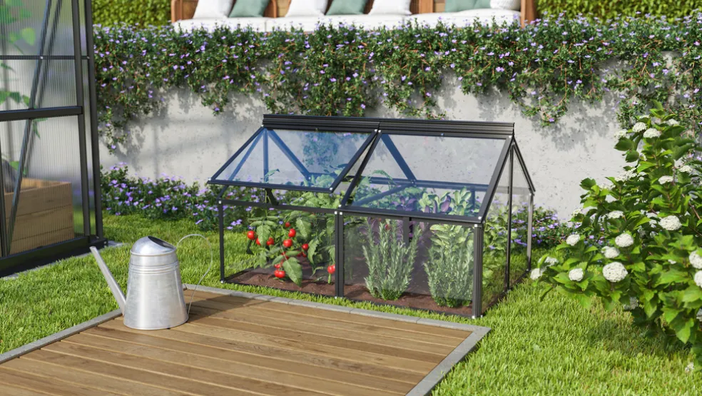 Växthus t/pallkrage Gaia Jumbo 119 x 83 x 72 cm Vitavia