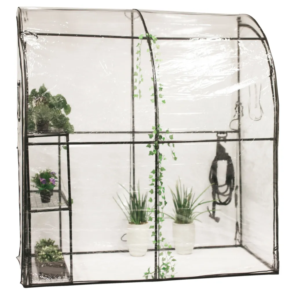 Växthus t/vägg 200 x 215 x 100 cm Hortus