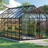 Växthus Uranus 11500 Svart Glas Sockel 11,5 m² Vitavia