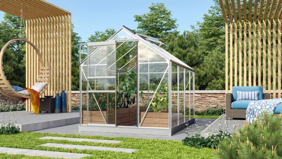Växthus Venus 5000 Alu Glas 5 m² Vitavia