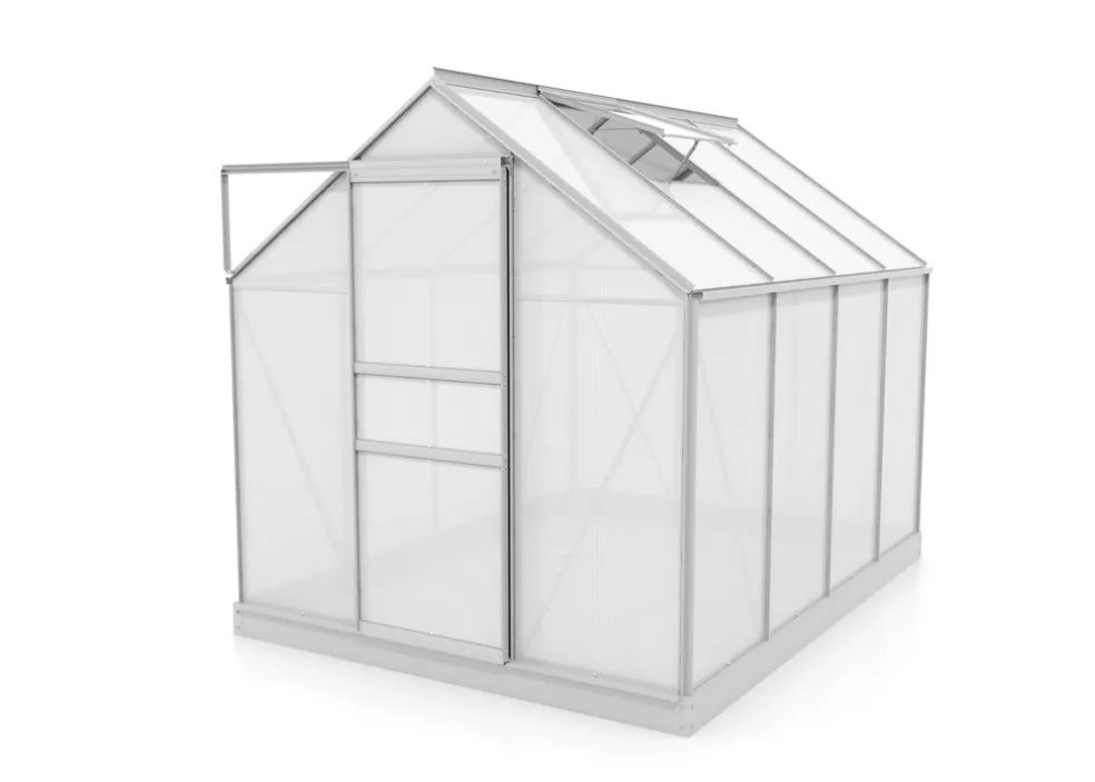 Växthus Venus 5000 Alu Poly Sockel 5 m² Vitavia