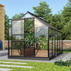 Växthus Venus 7500 Svart Glas 7,5 m² Vitavia