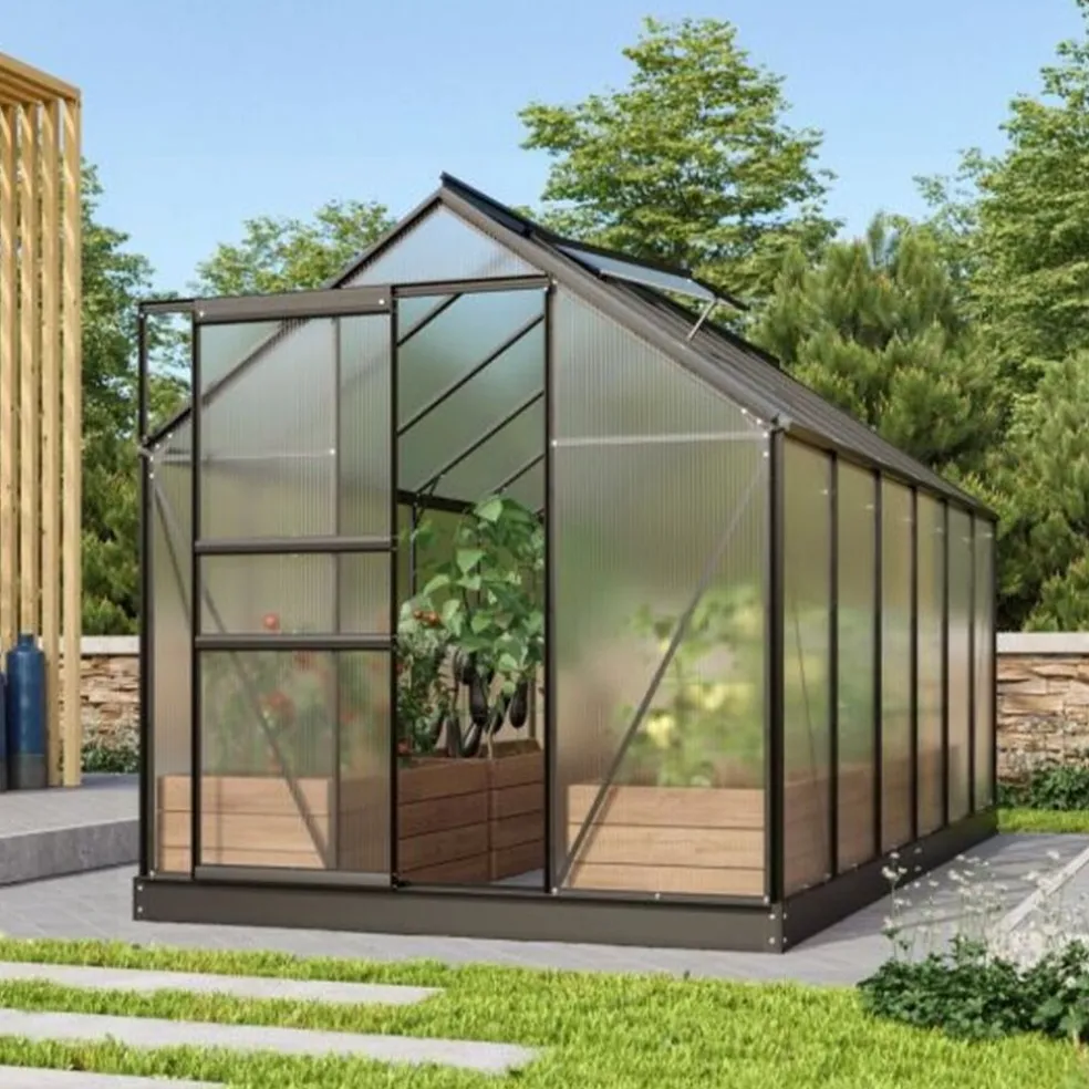 Växthus Venus 5000 Svart Poly 5 m² Vitavia