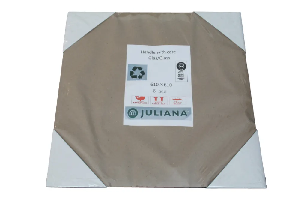 Växthusglas 610 x 610 x 3 mm 5-pack Juliana