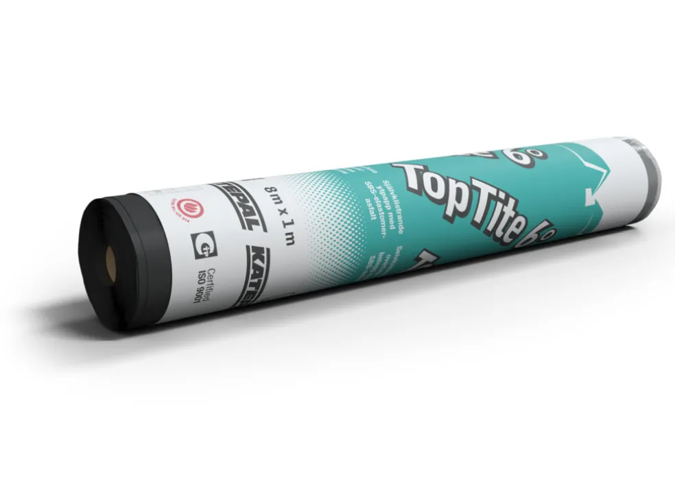 Yttakpapp Toptite 6° Grå 8 x 1 m Tecca